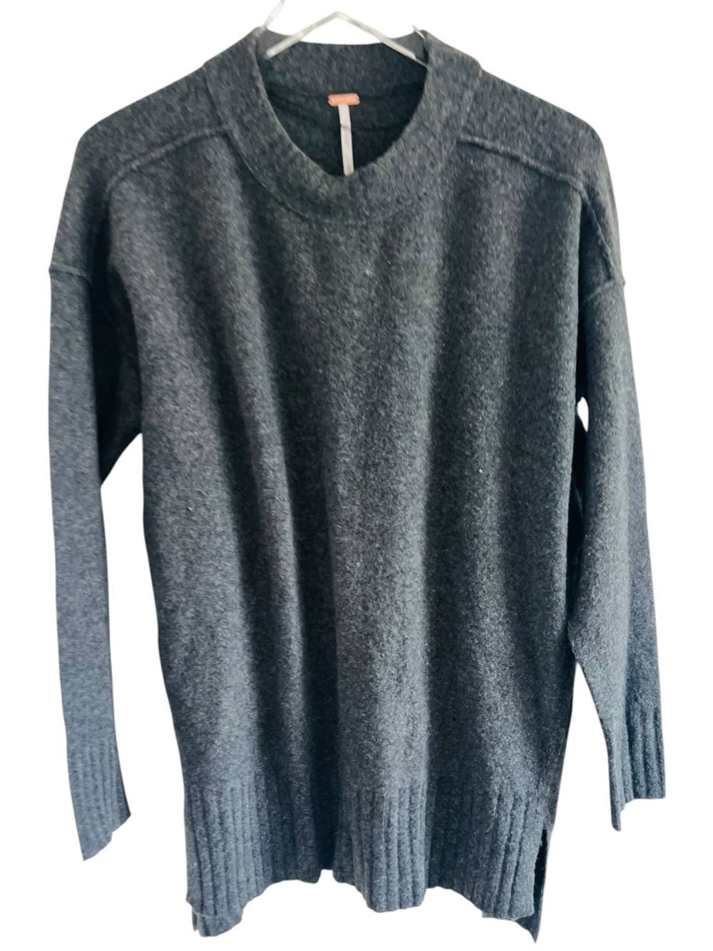 Free People Pullover Dark Gray Sweater